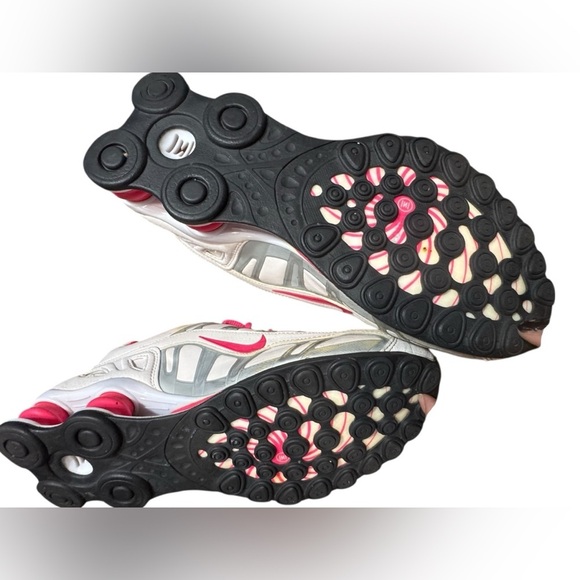 Nike Shox Turbo 3.2 White Cherry Pink Women Shoes Sz 8.5 455611-160 Leather Vtg - Picture 2 of 13